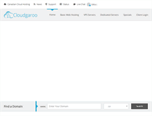 Tablet Screenshot of cloudgaroo.com